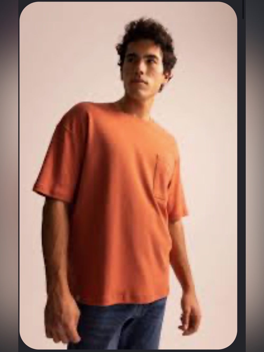 Urban Outfitters RSQ Pocket T-Shirt in Rust Orange Men’s Size Medium NWT